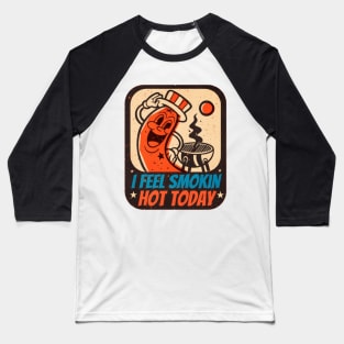 Vintage Sausage Grill Baseball T-Shirt